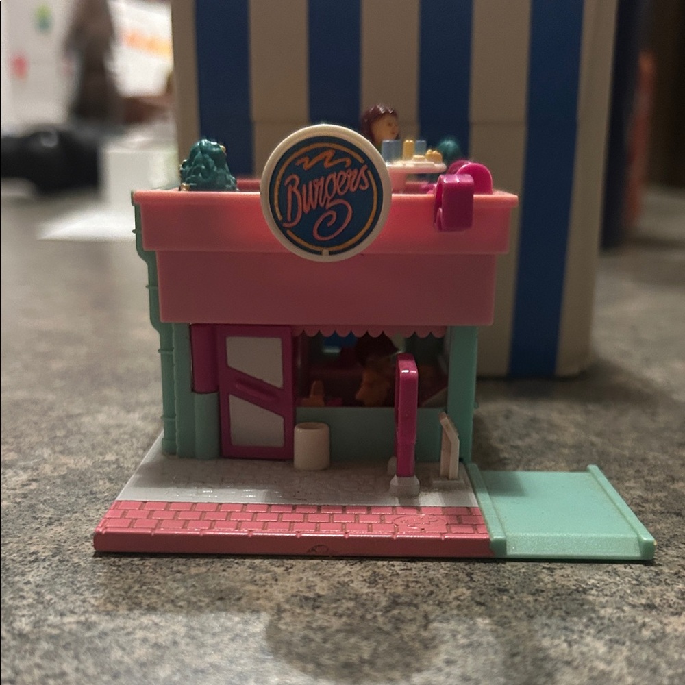 Blue Bird Burger Shop Playset - Pink and Teal